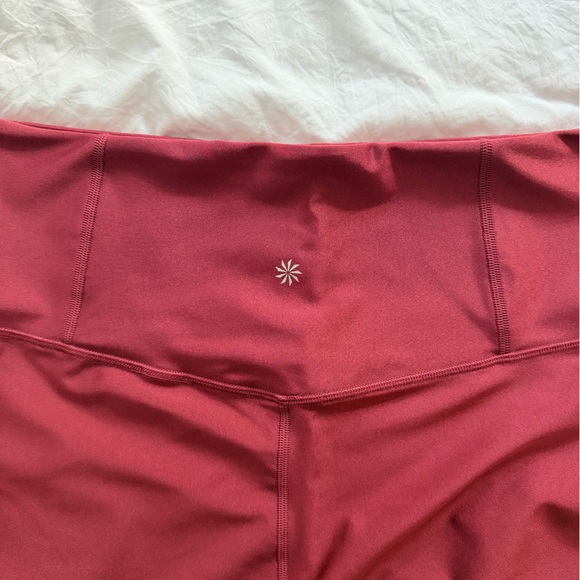 ATHLETA - NWOT - Garnet Shimmer Elation Leggings - Size XL - Picture 3 of 4